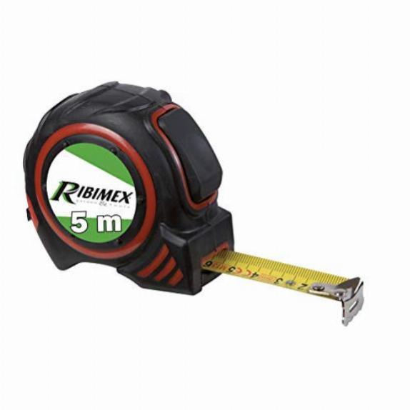 Flessometro Autobloccante RIBIMEX - 5mt, Metro Da Tasca | Nastro Acciaio, Custodia ABS - Foto 2