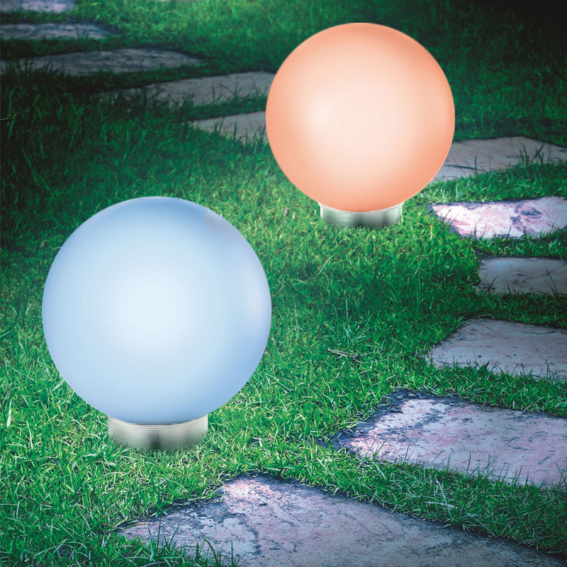 Lot De 2 Lampes Boules 30 Cm Led Color Leroy Merlin