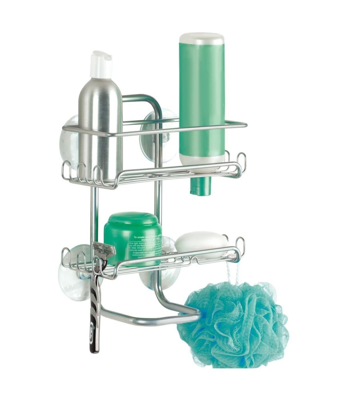 Etagere De Douche Deux Niveaux En Inox Leroy Merlin