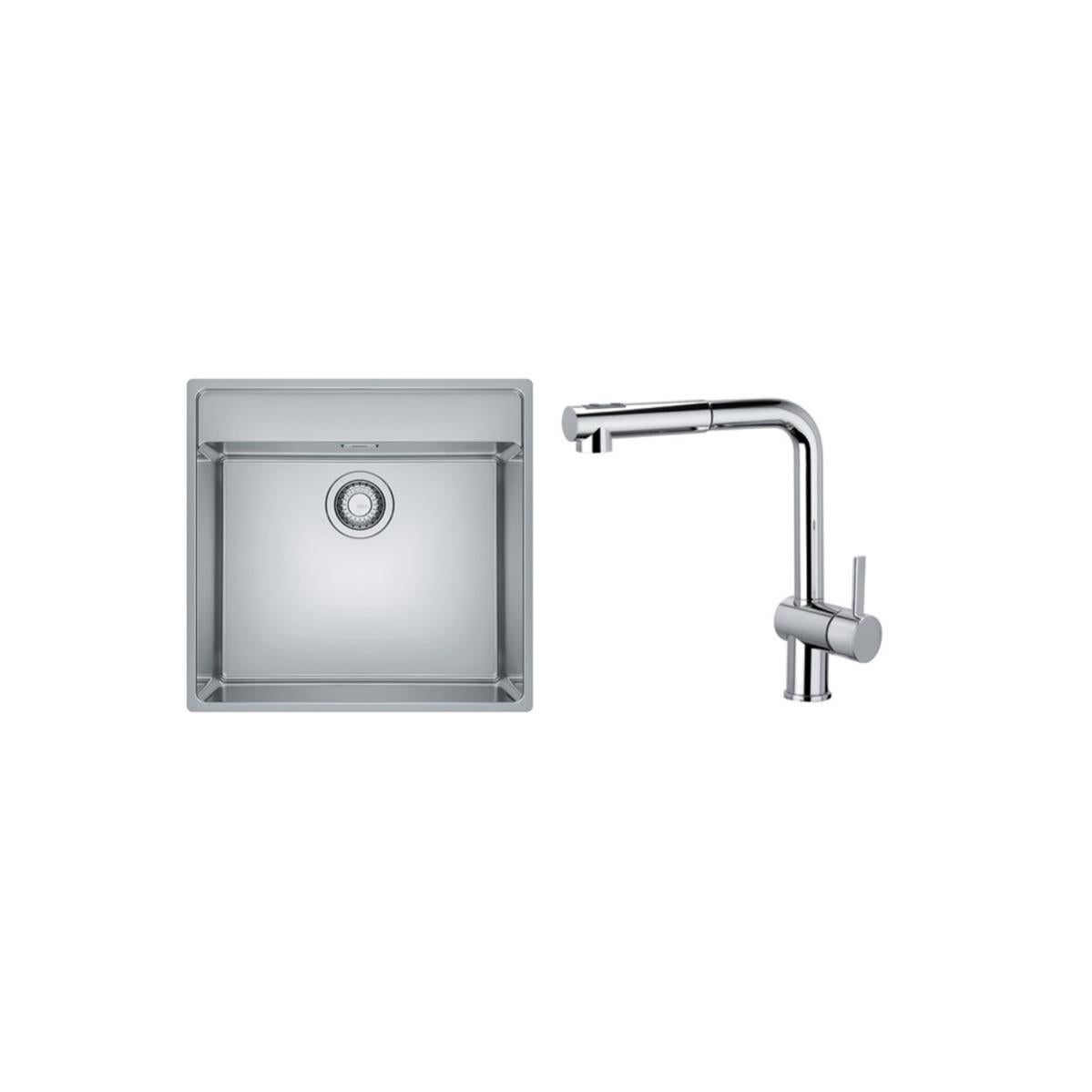 Pack Franke Maris Mrx210-50 + Mitigeur Rubis - Coloris : Inox Lisse ...