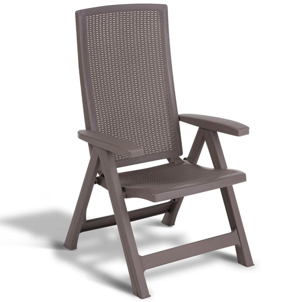 Chaise De Jardin Inclinable Montreal Cappuccino 223476 Allibert  Leroy
