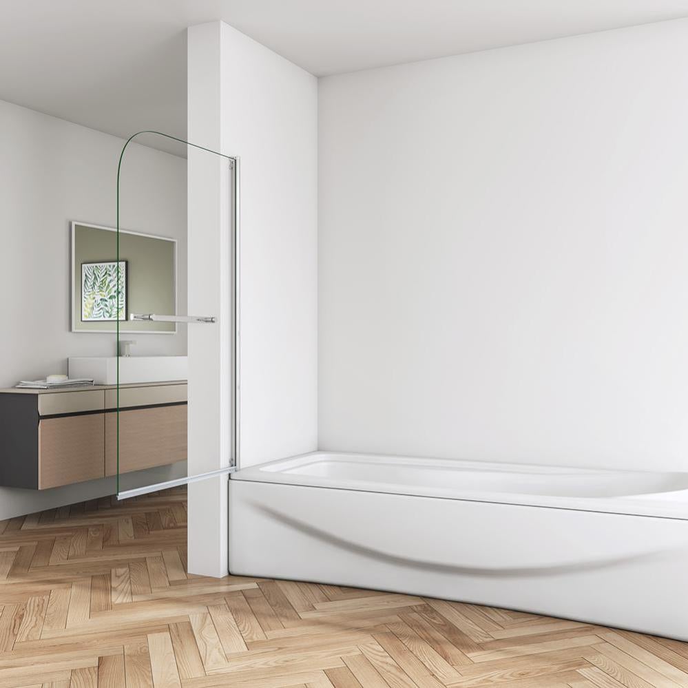 Océan Pare-baignoire 70x130cm Écran Baignoire Pivotant Avec La Poignée En Inox - 2
