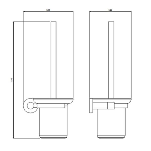 Spazzola da bagno MODERN PROJECT - 3