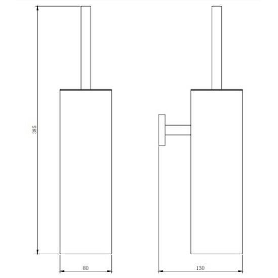 Spazzola da toilette UNI - 3