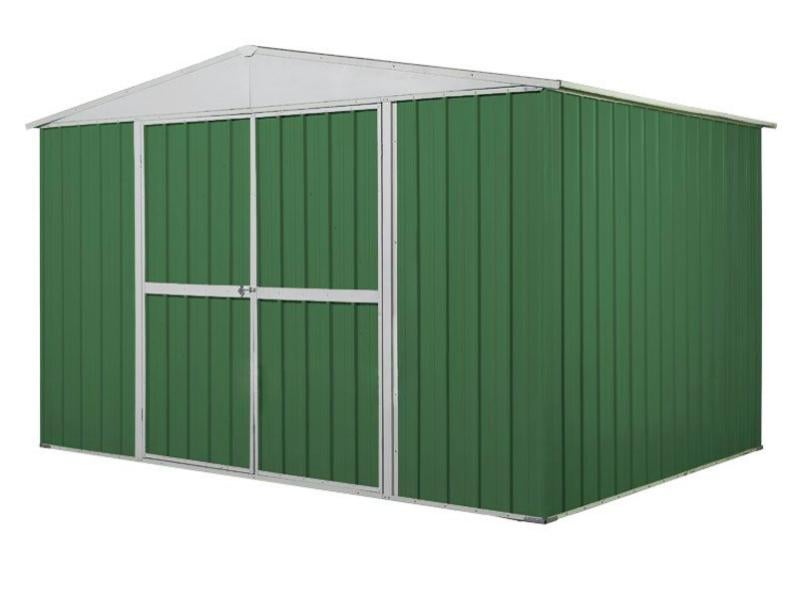 Box Da Giardino In Acciaio Zincato 10.84 M² – Casetta 4.03 X 2.69 X 2.17 M, 149 Kg, Verde