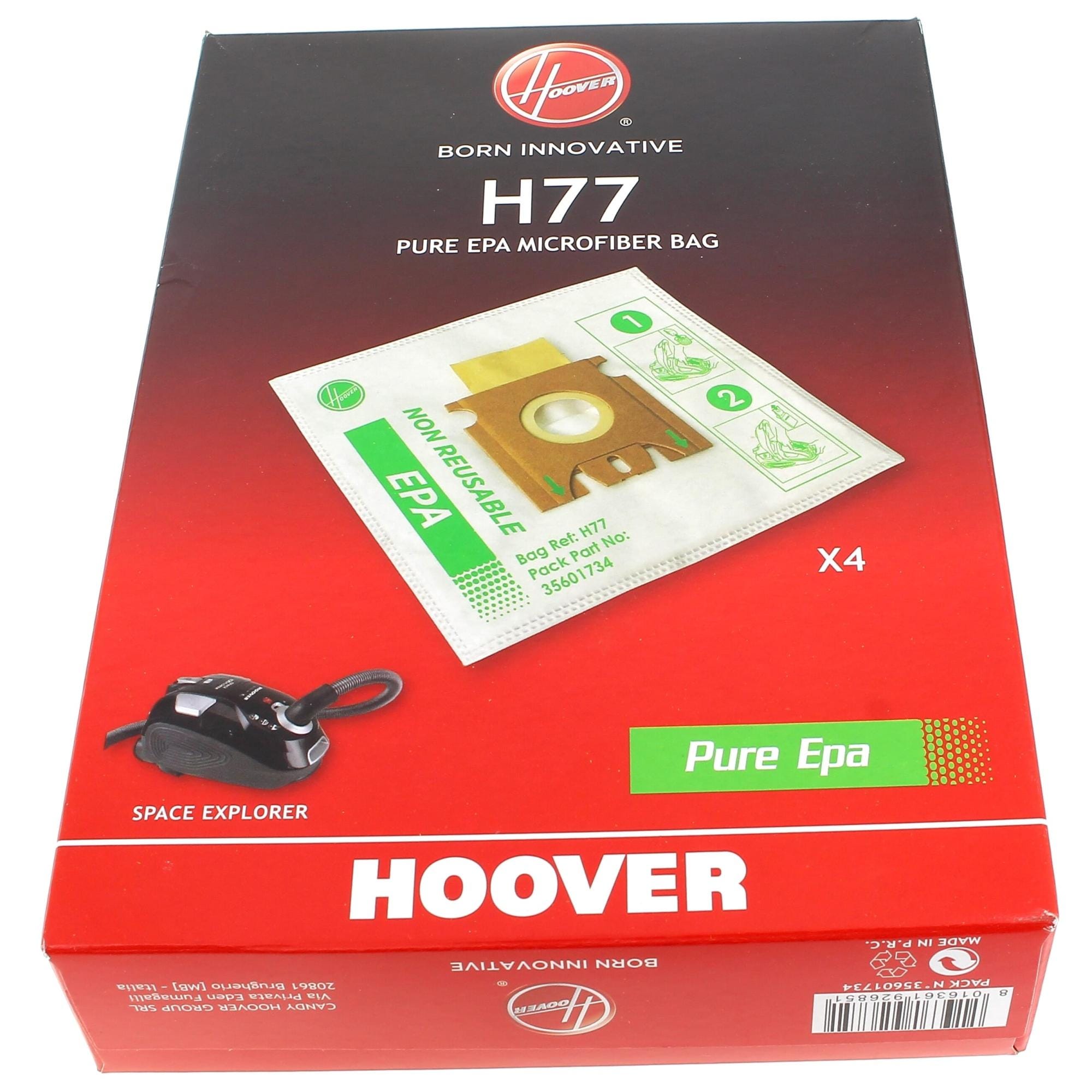 Sac best sale aspirateur h77