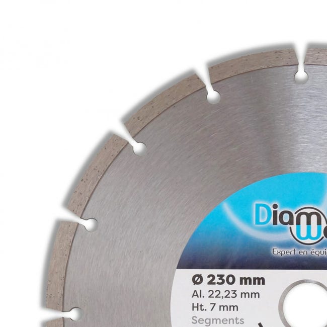 Disque diamant à tronçonner - Ø 230 mm - Béton / Granit - SCID