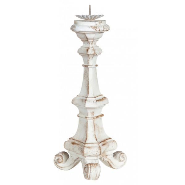 Candeliere per 4 candele tealight in legno e metallo