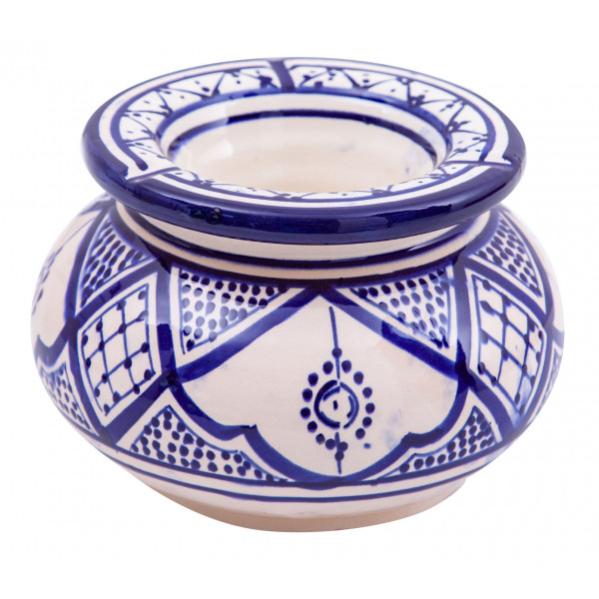 Portacenere In Ceramica Fatto A Mano Marrakech – Decorazione Orientale Rosa E Argento, 11x9 Cm - 6