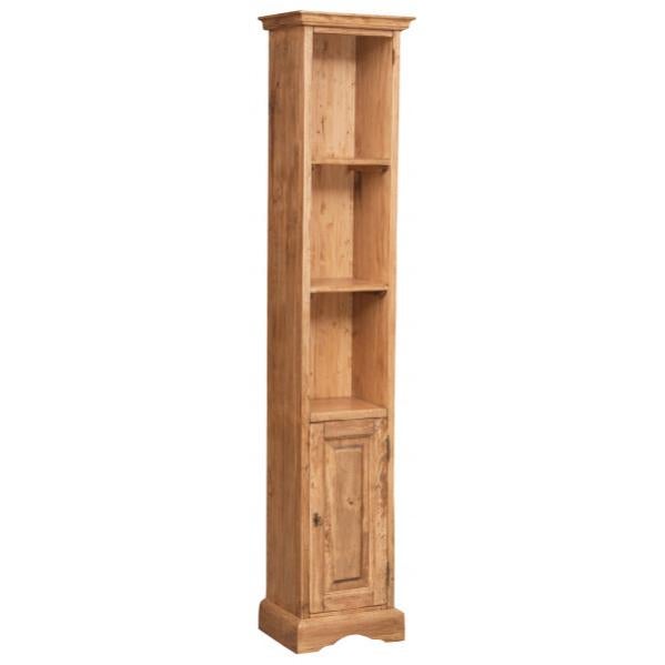 Pachira Libreria A 6 Cubi Stretta E Alta 180 Cm – Scaffale Regolabile Bianco Con Kit Antiribaltamento - 2