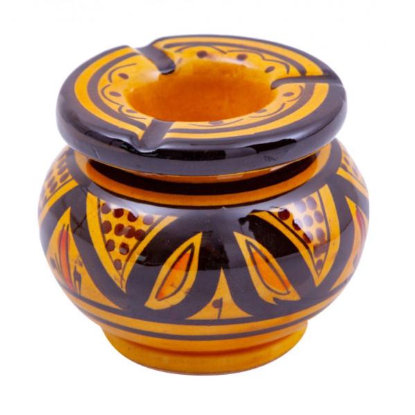 Monsiter QE - Posacenere in ceramica con coperchio, per