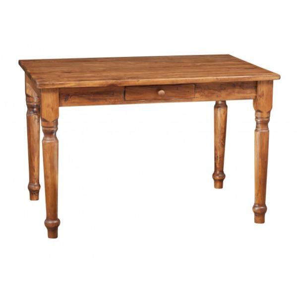 Tavolo legno massello 120x80 cm Tavolo allungabile cucina artigianale Made in Italy