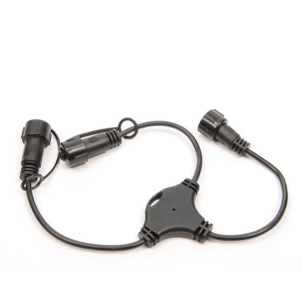 Dekofun Connettore Luci Natale 2 Pin Splitter Per Luci Natalizie, Connettori Trasformatore 1-a-3 Connettore Elettrico, IP65 Impermeabile Presa Adattatore Per Catena Luminosa Natalizia Da Esterno - Foto 9