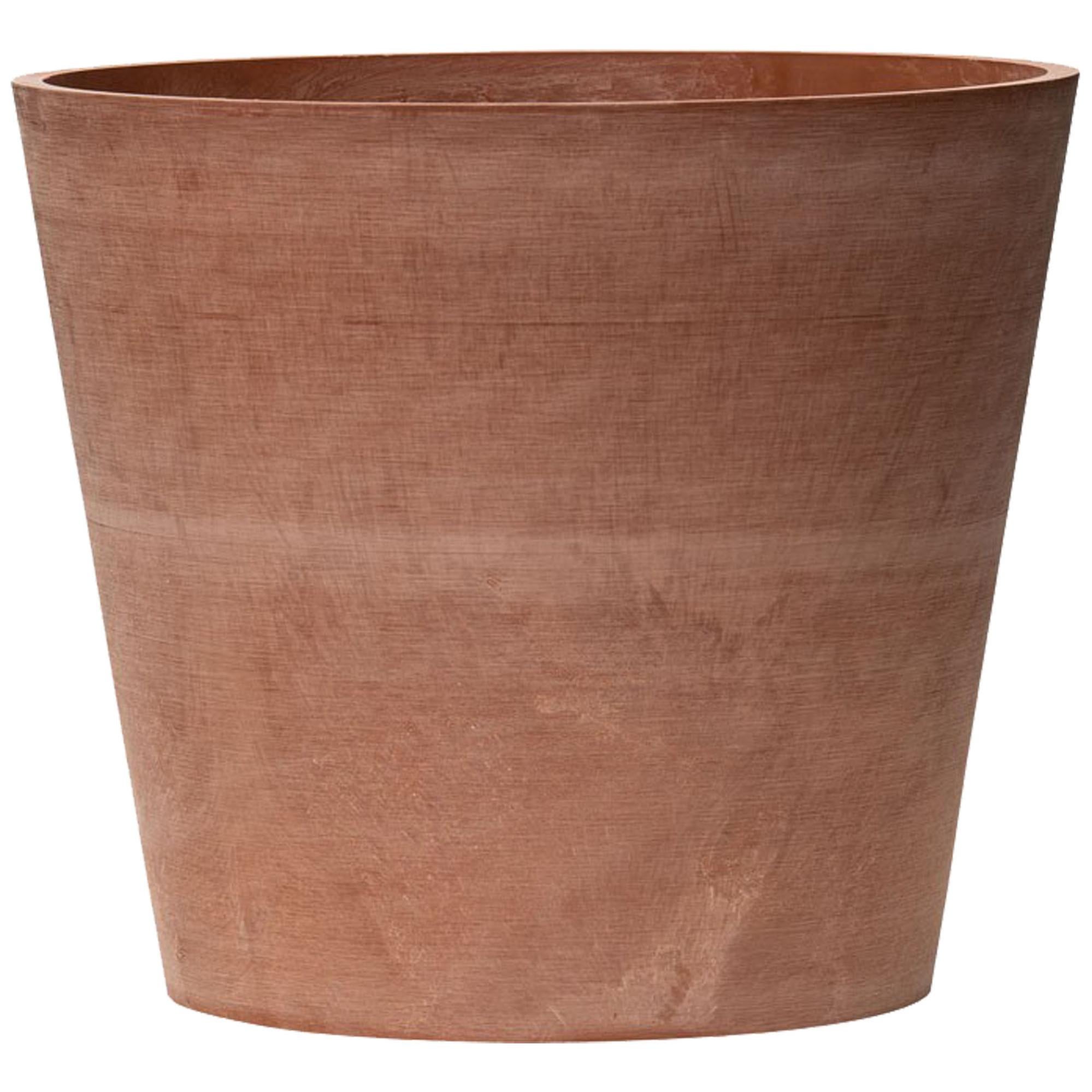 Soucoupe à Roulettes Pour Plantes D'Extérieur - Diamètre 42 Cm - Terre Cuite - Marque EURO 3 PLAST