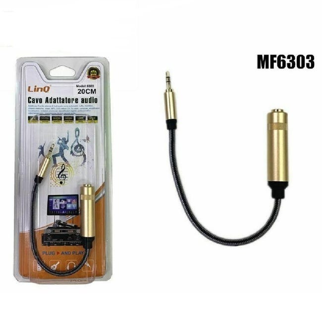 CAVO DATI DA VGA MASCHIO A SCART MASCHIO DA 1,8M 1.8 METRI LINQ A9040 CAVO DATI DA VGA MASCHIO A SCART MASCHIO DA 1,8M 1.8 METRI LINQ A9040