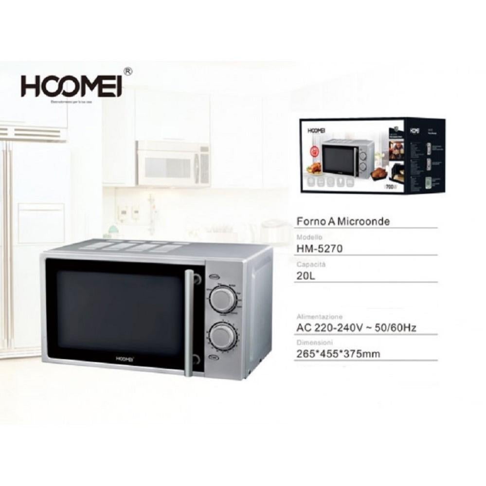 FORNO A MICROONDE COMBINATO + GRILL 700 W 20 LITRI TIMER FUNZIONE  SCONGELAMENTO | Leroy Merlin