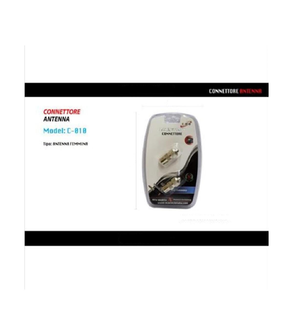 Adattatore Cavo Antenna TV Femmina/Femmina 9.5 Mm IADAP SAT-006 Goobay