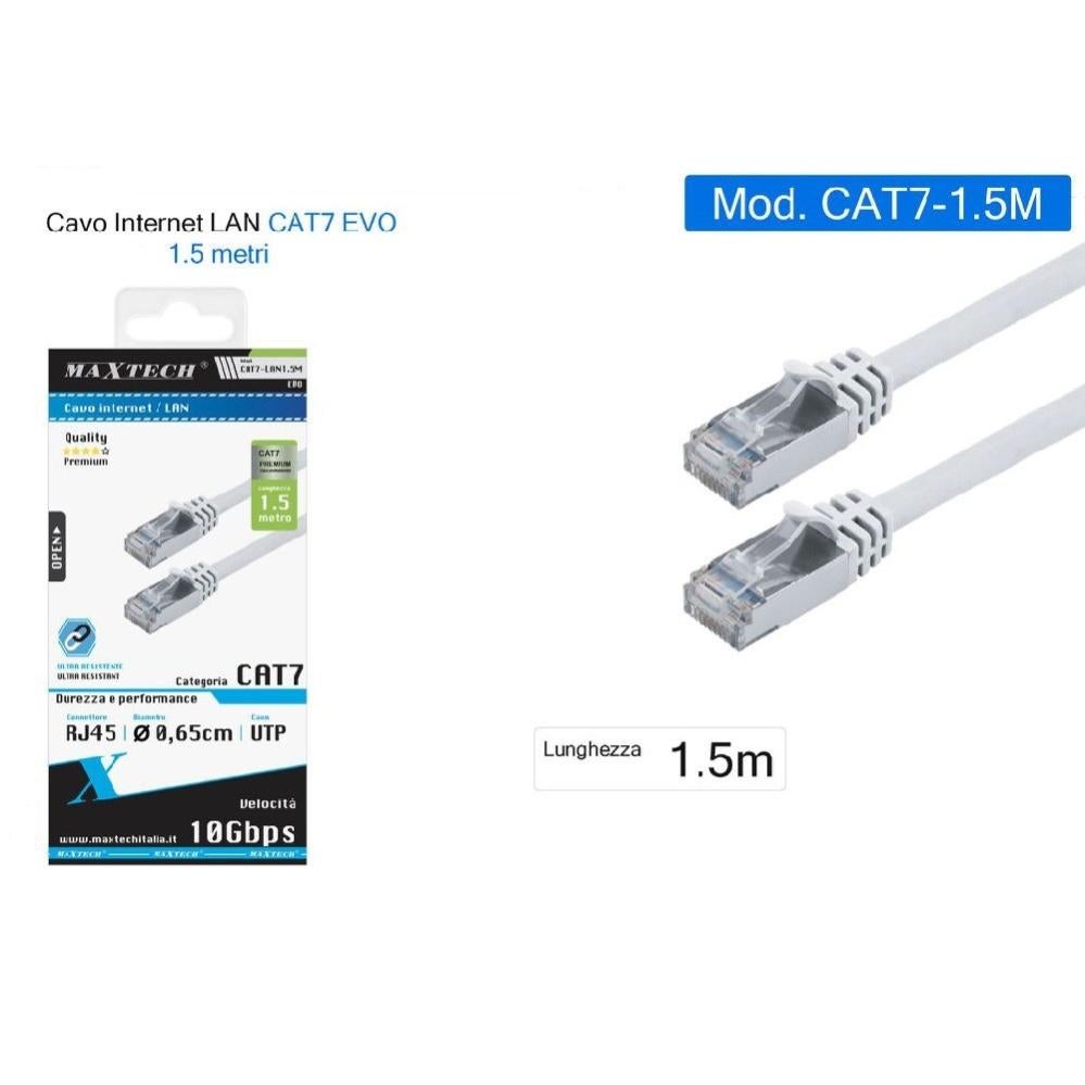 1M CAT7 Rete Ethernet Internet Cavo LAN RETE RJ45 per Router Cielo 