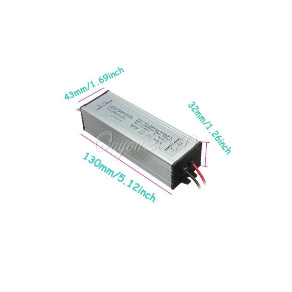 RICAMBIO LED DRIVER 10W 20W 30W 50W PER FARO A LED CORRENTE CONTINUA ...