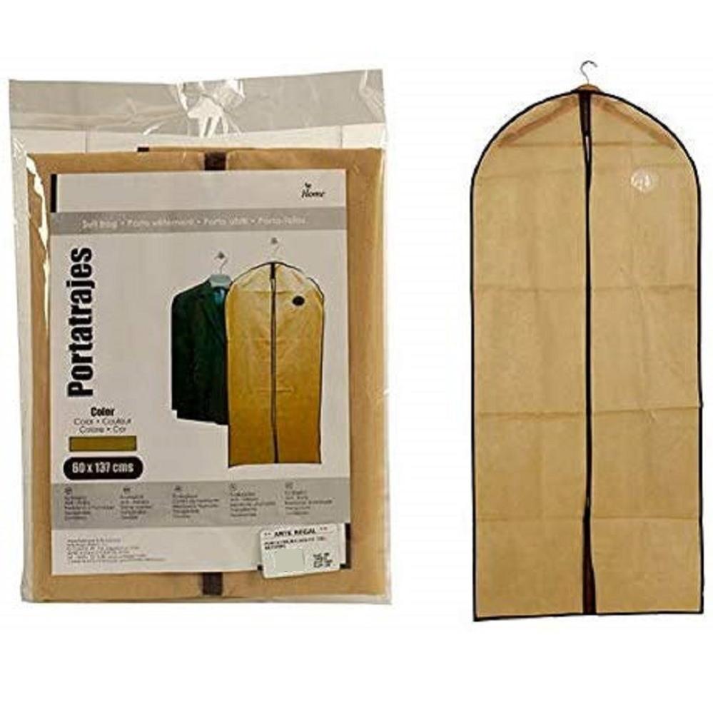 PORTA ABITI VESTITO 137X60CM BEIGE CUSTODIA TESSUTO GUARDAROBA ANTIPOLVERE  ARMADIO | Leroy Merlin