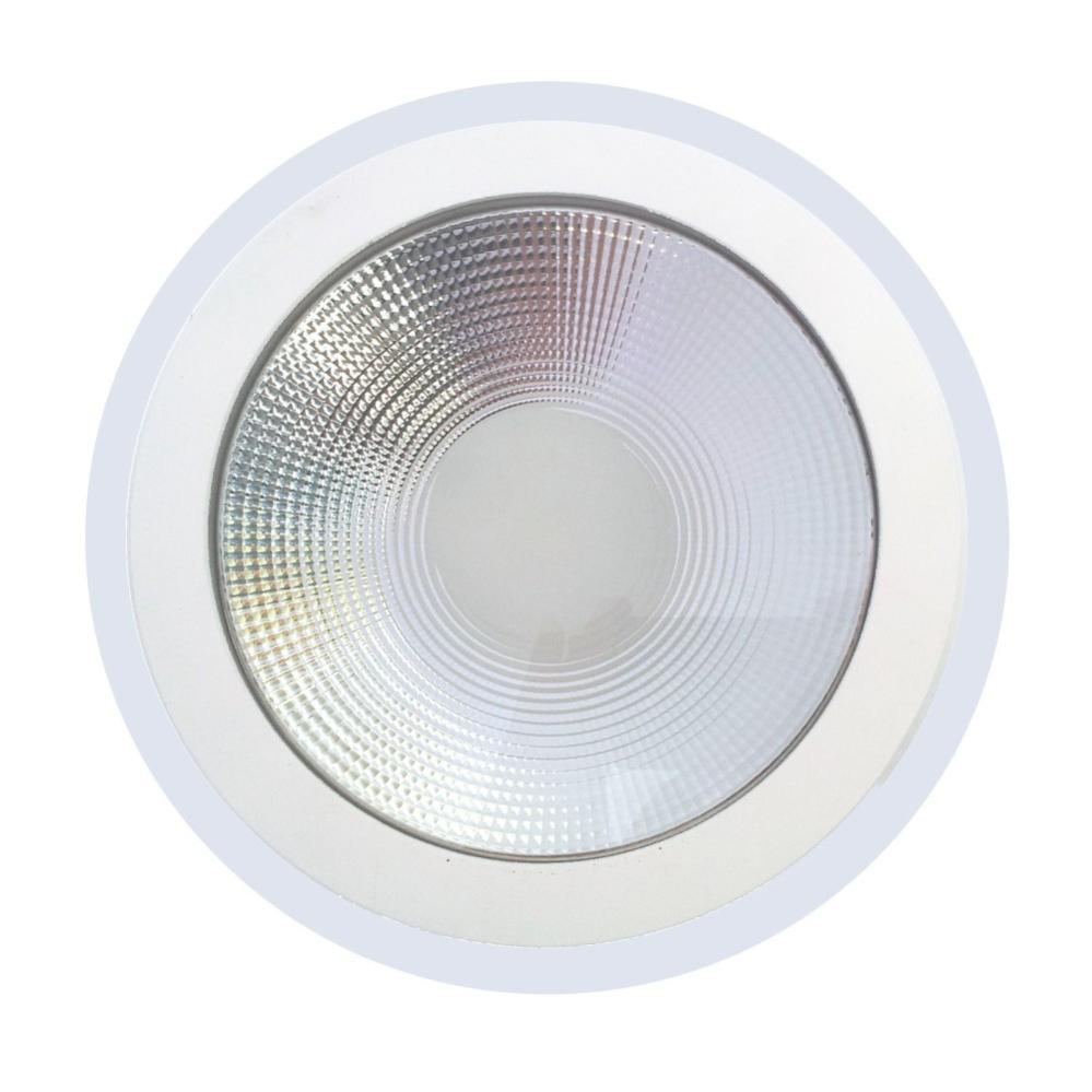 PATIKIL Piastra Copertura Soffitto In Metallo Bianco Opaco - Per Fori Tondi Da 55 A 70 Mm, Con Molle A Clip - 4