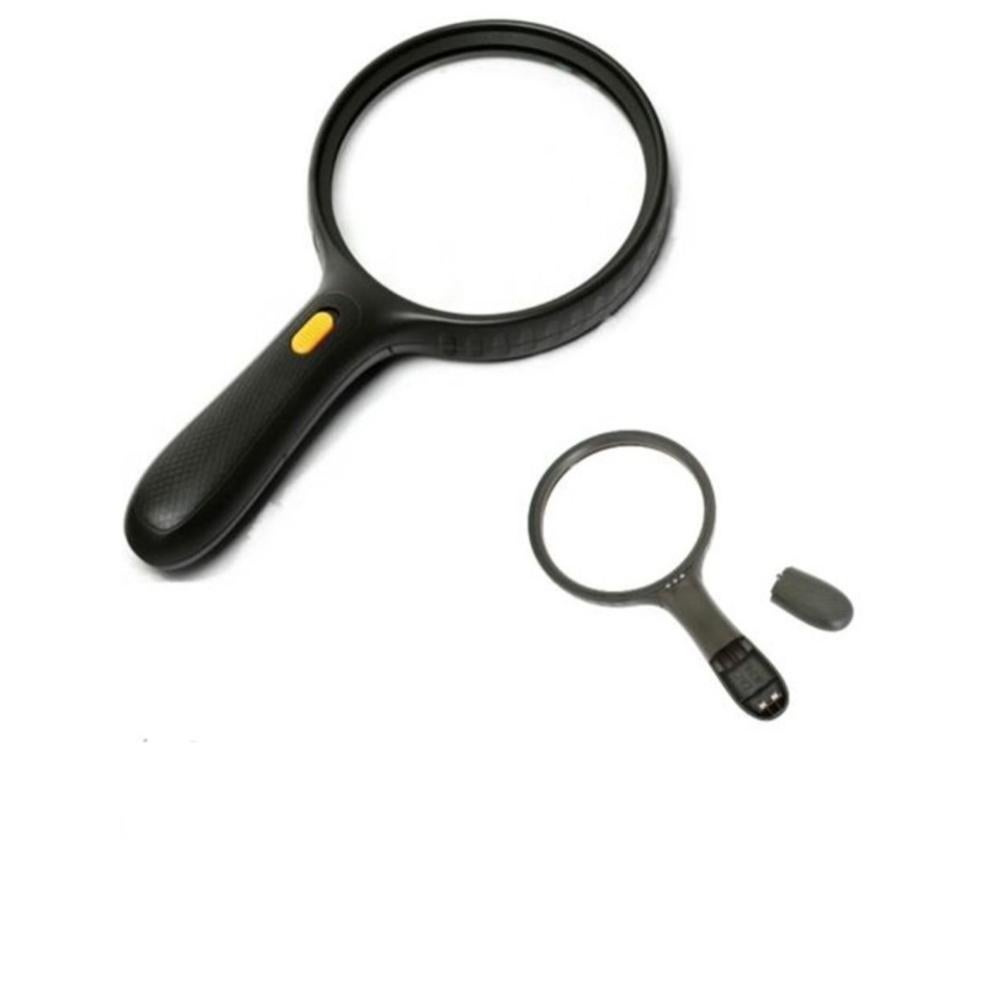 LENTE INGRANDIMENTO DA LETTURA 3 LED LUCE 1.8X 5X LENTE SUPPLEMENTARE AOYU  | Leroy Merlin