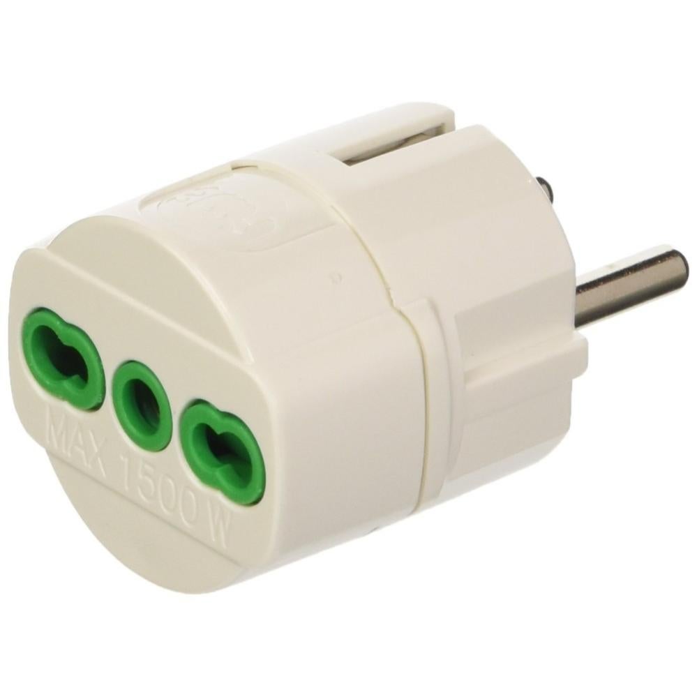 Presa Multipla Tedesca Con Contatti Di Terra – 1/2/3 Prese, 16A-250V, Sicura Per Bambini