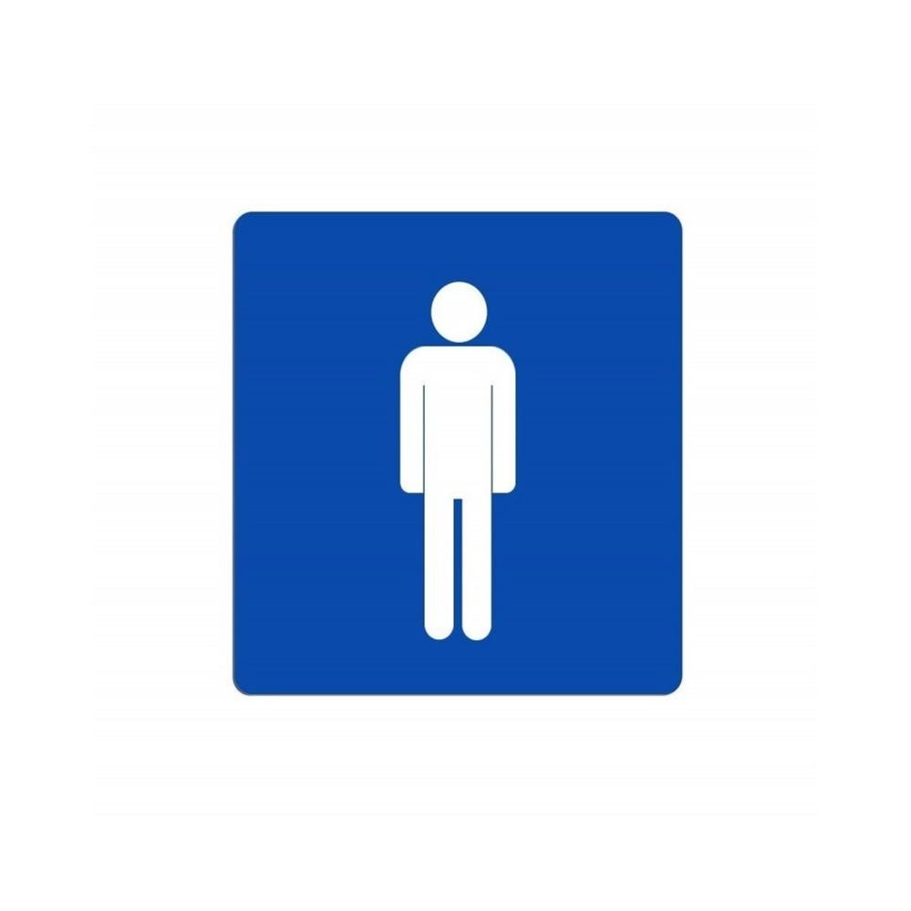 cartello/targa autoadesiva per porta della toilette a forma di uomo e donna Rcdxing 