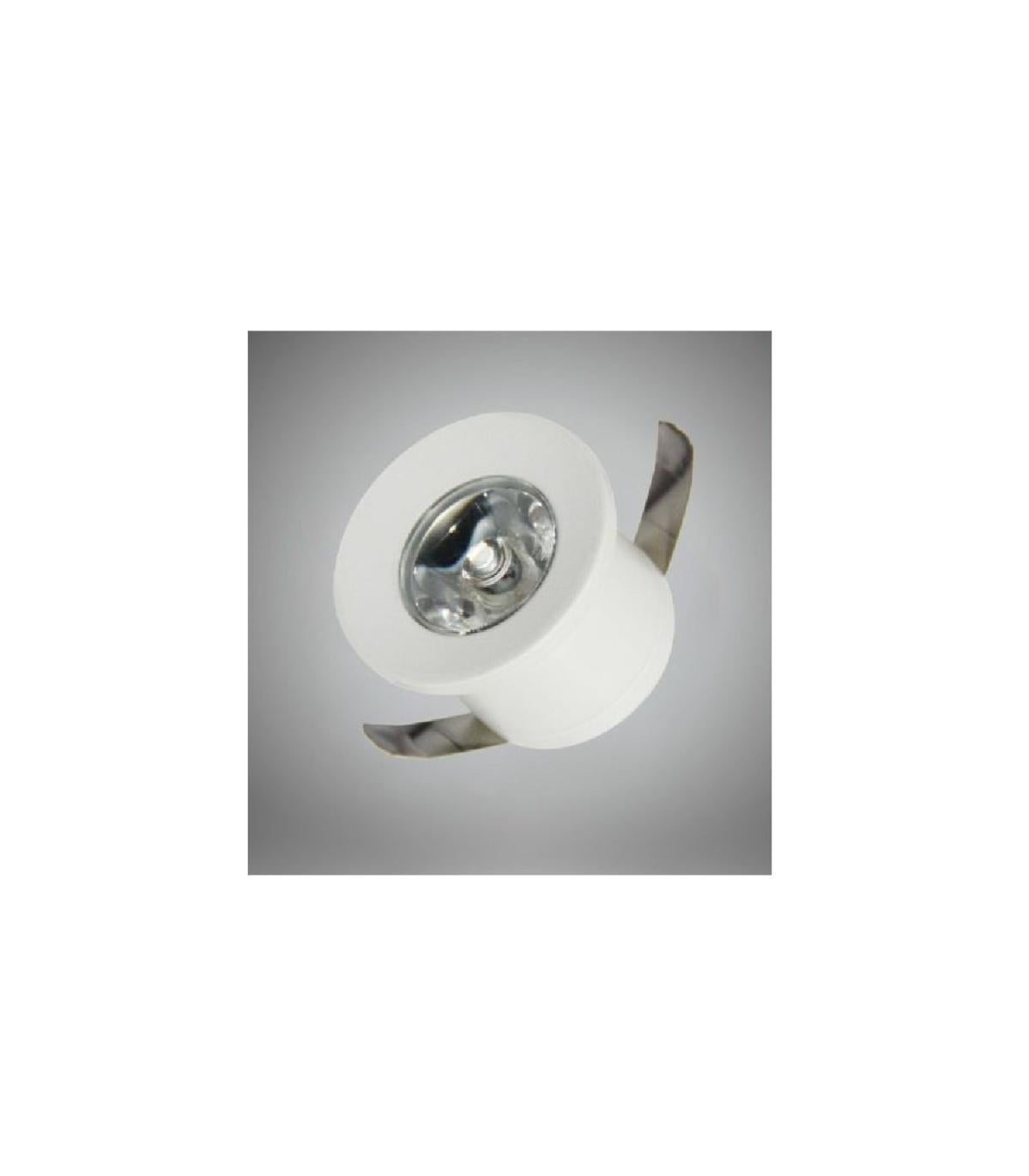 Faretto LED Mini Incasso 1W - Luce Bianca, Calda, Naturale O Colorata (Blu, Rosso, Verde), 220V, Per Vetrine E Decorazioni - Foto 6