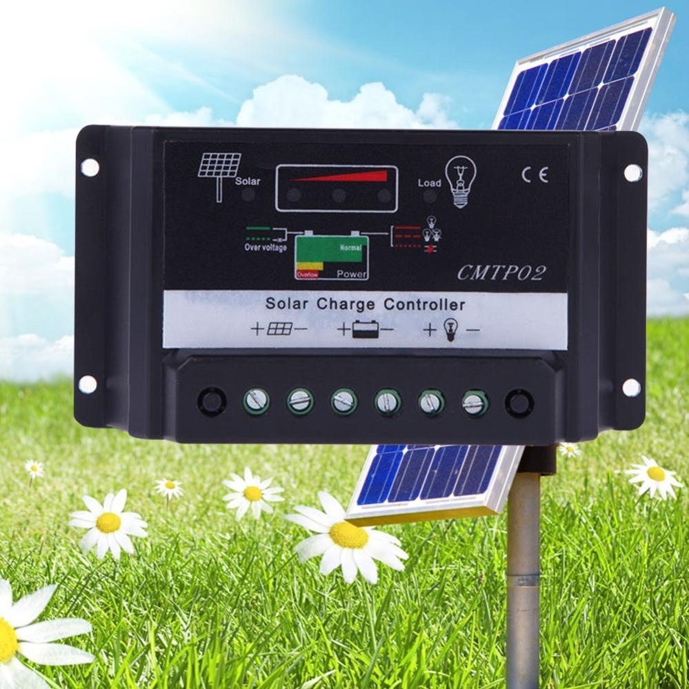 Kit Pannello Solare 100W Monocristallino Con Regolatore 30A - Completo Per Camper, Barca, Casa Da Giardino 12V