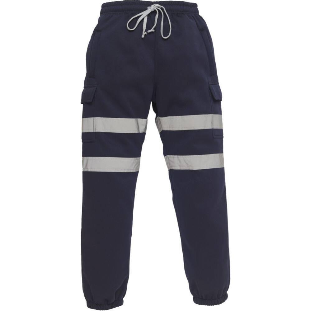 Pantalon De Travail Haute Visibilité Homme - Bandes Réfléchissantes - Taille Réglable - Pour Chantier