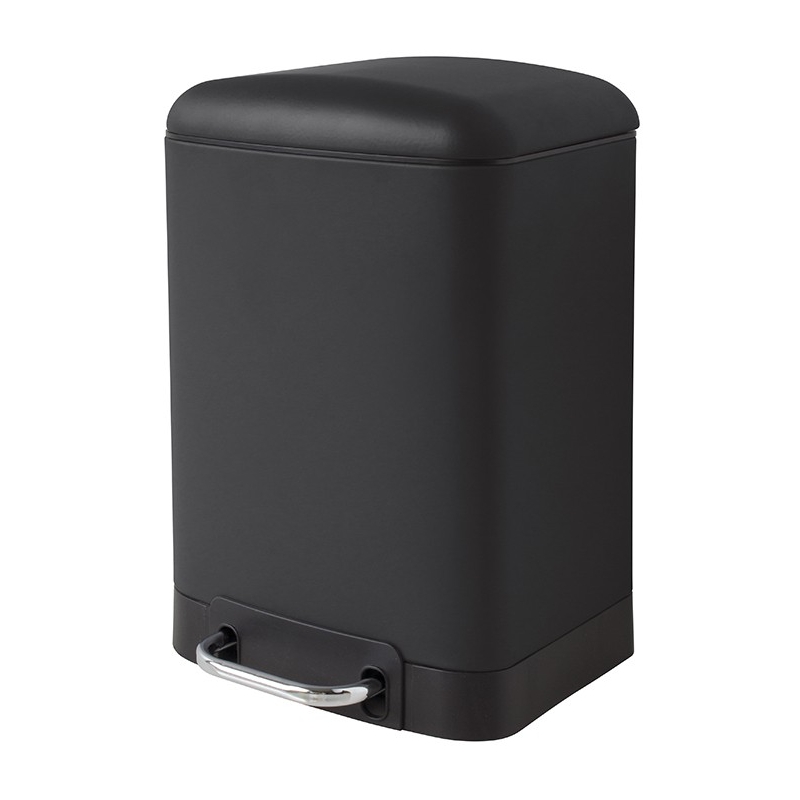 Poubelle 6l Frein De Chute Réglisse Mat Leroy Merlin