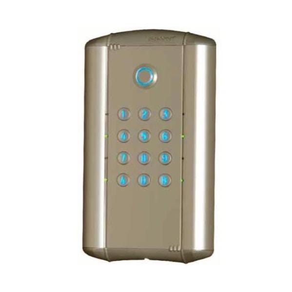 Digicode en alu doré rétro éclairé avec électronique intégrée 2 relais ...