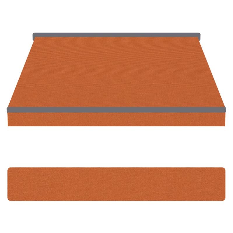 Toile pour store banne 5,5 x 1,5 m Tissu acrylique Dickson Safran