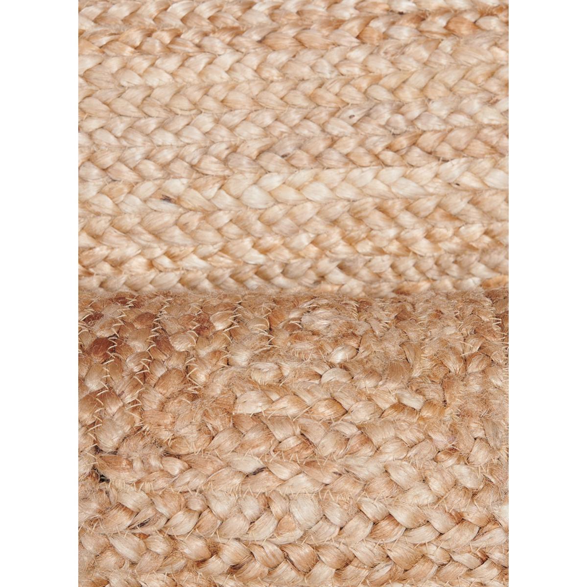 Tapis Kilim 240x340 Cm Rectangulaire Jt Jute Nature Beige Salle À