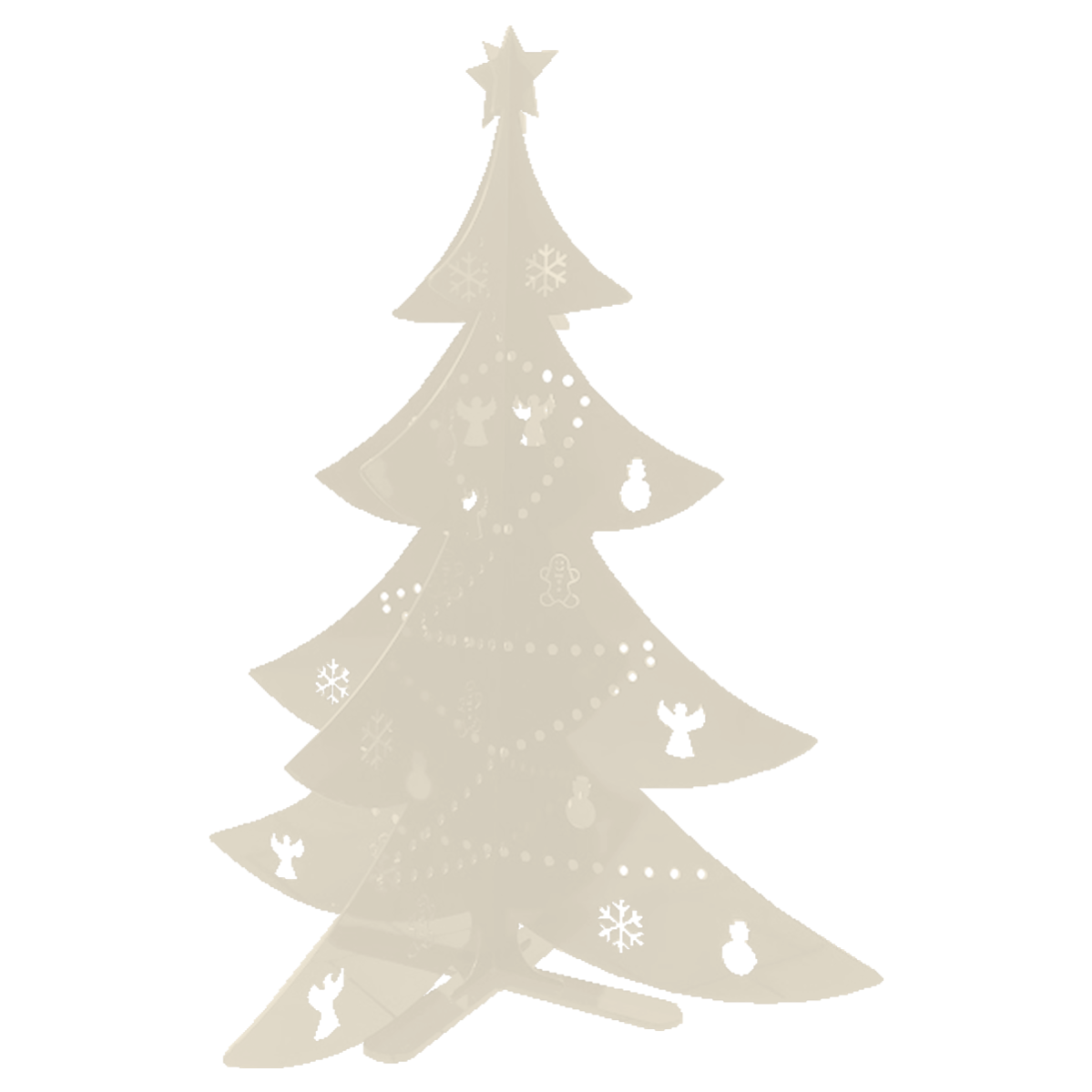 Sapin de Noël vintage en aluminium - Sapin en guirlande de