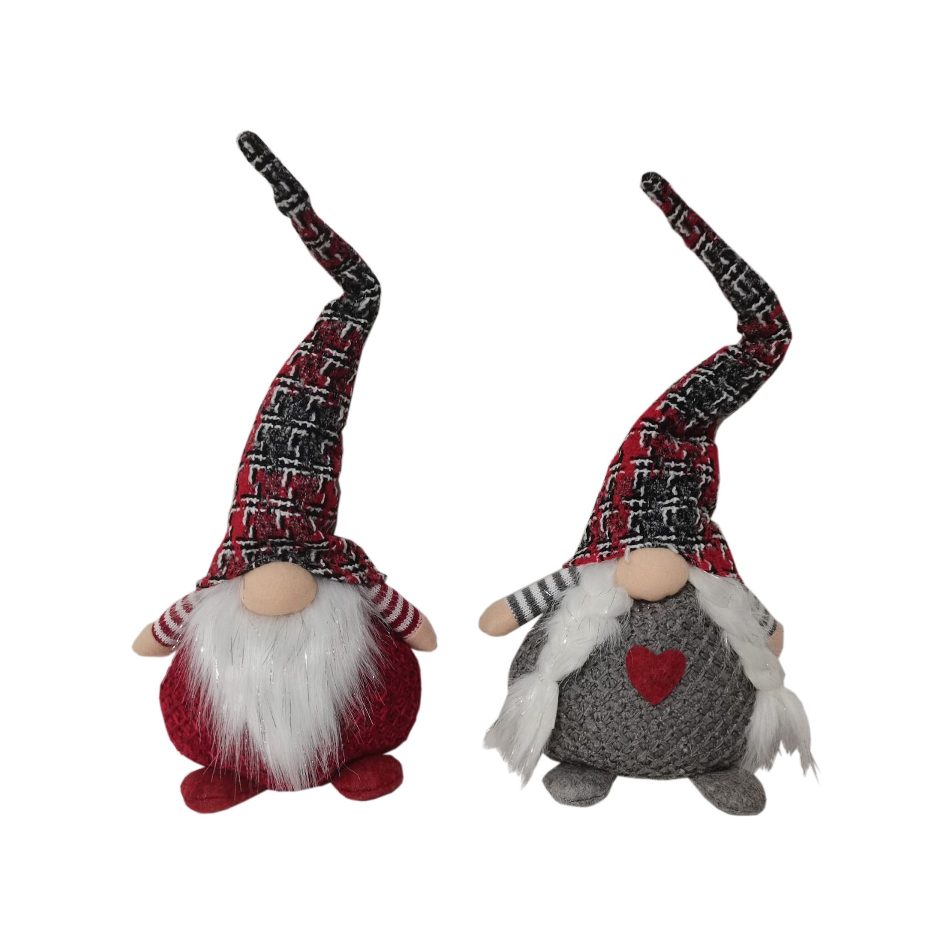 Collection D'étiquettes De Noël Avec Des Gnomes