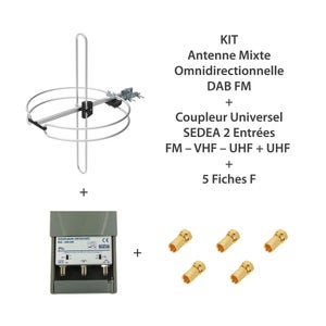 Antenne fm omnidirectionnelle - Fracarro ANT1200A