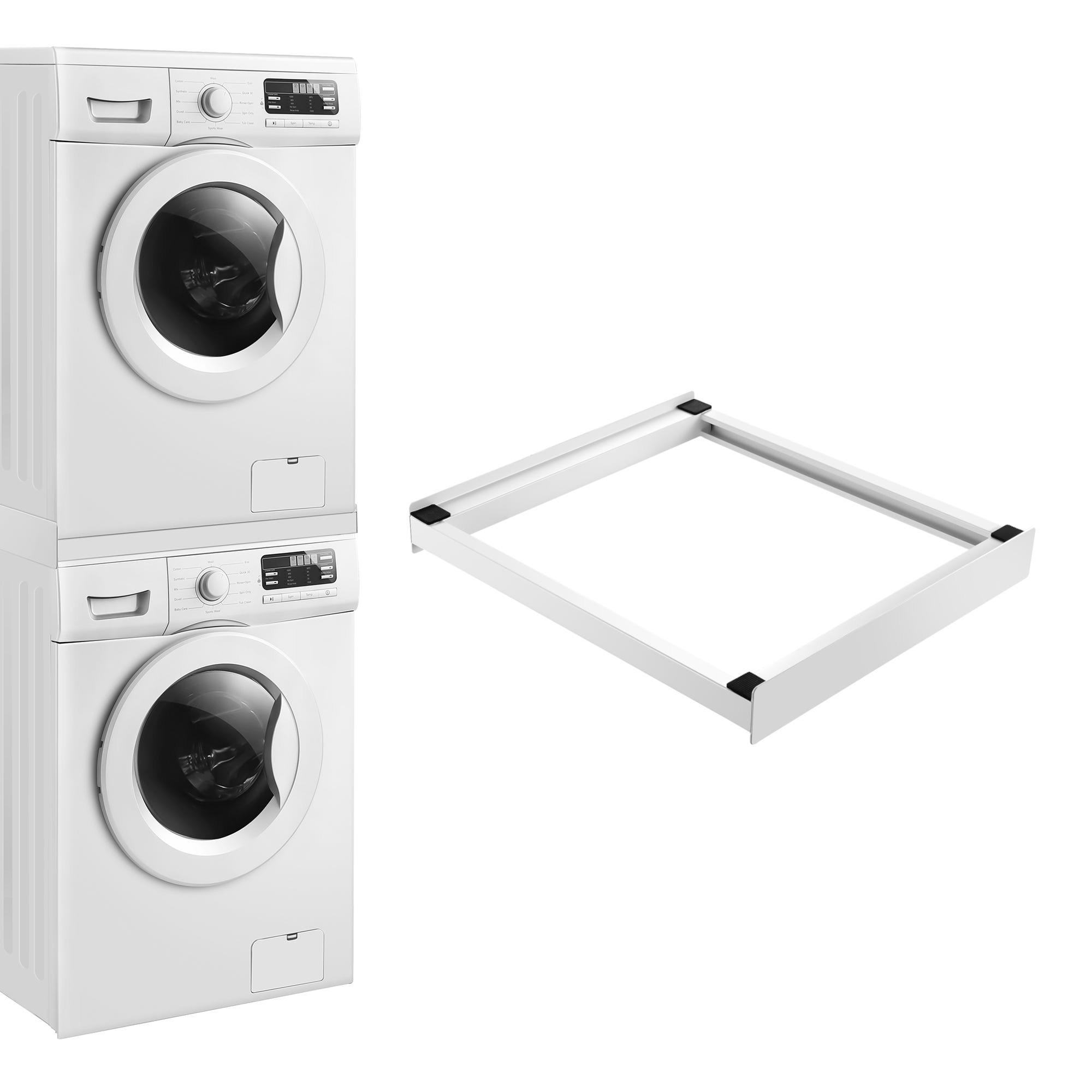 Socle pour machine à laver – 50 cm de haut – renforcé – avec tablette
