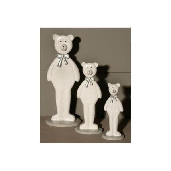 3 figurines ours en bois Leroy Merlin