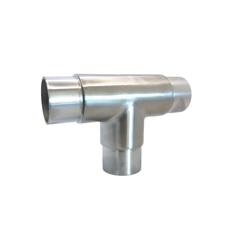 Raccord en T inox 3 tubes Finition - AISI 316 poli miroir - pour ...