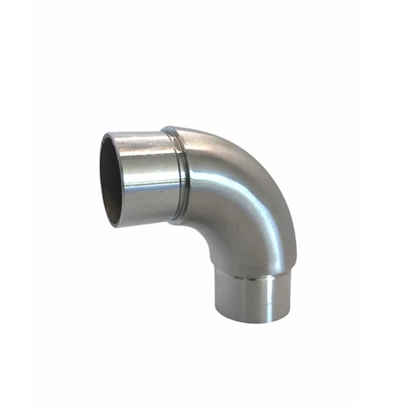 Coude Inox Coude inox 90° arrondi | Leroy Merlin