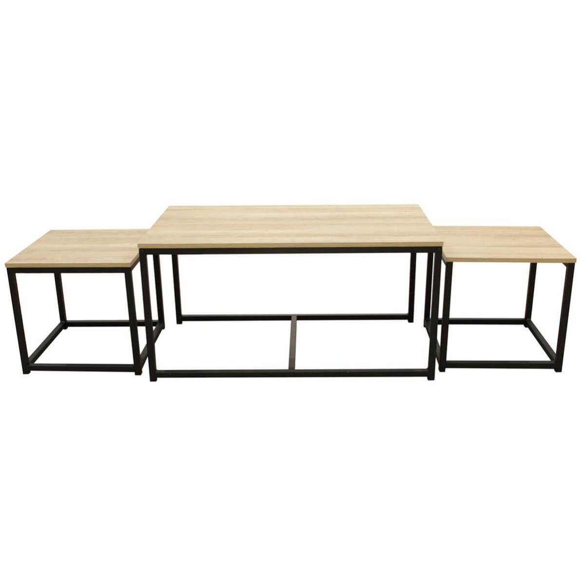 CYBELE Lot de 3 Tables Basses Gigognes Leroy Merlin