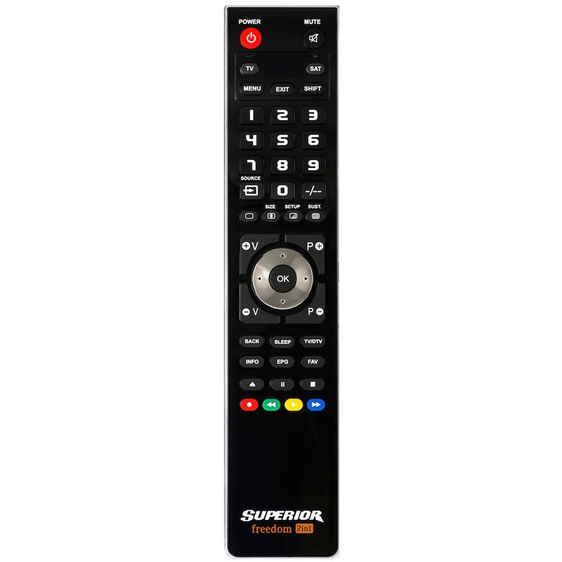 Grandin Télécommande de remplacement pour GRANDIN TVC55CMBCSNTXT TV 