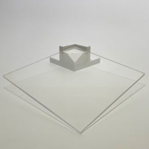 Plaque Plexigglas 1 mm. Feuille de verre acrylique. Plexigglas transparent.  Verre synthétique. Plaque PMMA XT. Plexigglas extrudé - 80 x 110 cm (800 x  1100 mm)