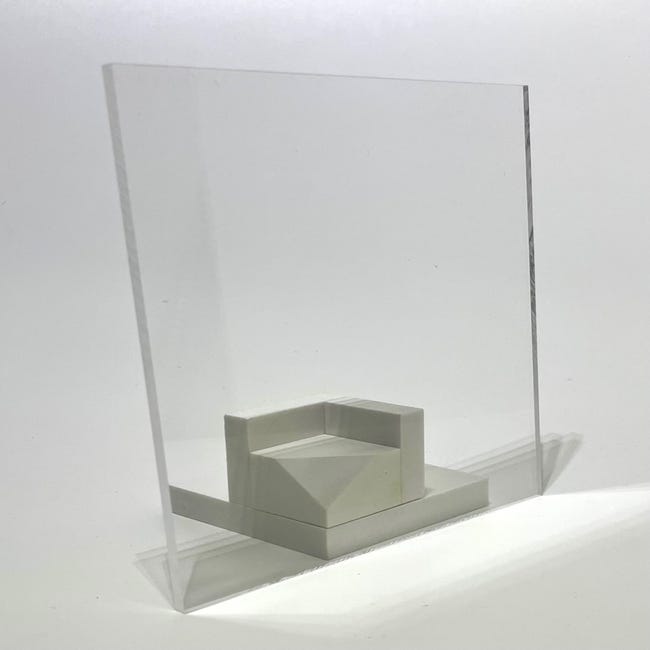 Plaque de plexiglass 4mm (pmma) transparent 100cm x 100cm - A2itronic
