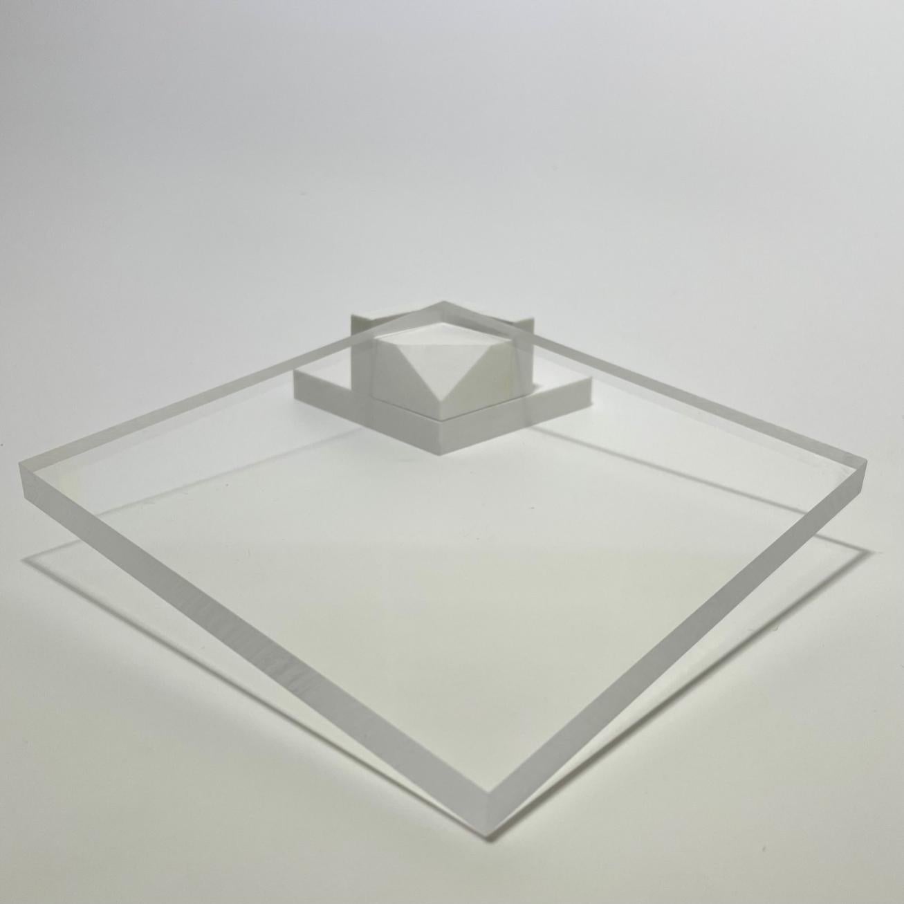 Plaque Plexiglas PMMA Transparent Ep. 10 mm L.100 x 100 cm