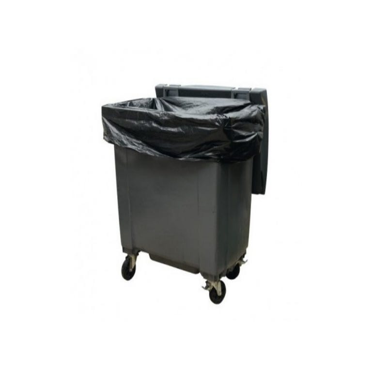 Delaisy Kargo 124057 Sac poubelle, haute densité, 11 µ, 30 L, Noir (Pack de  500)