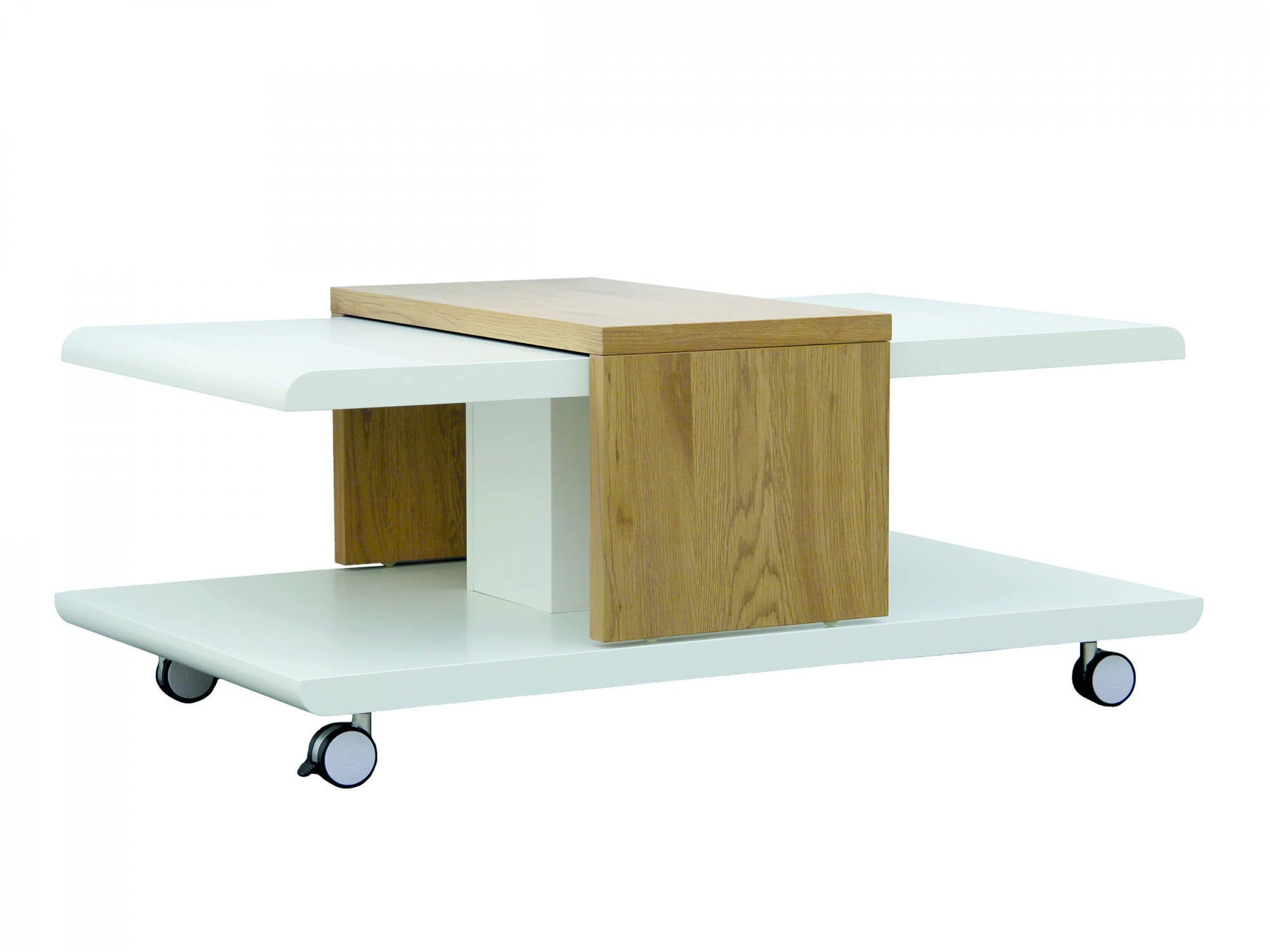 Mesa de centro en mdf blanco