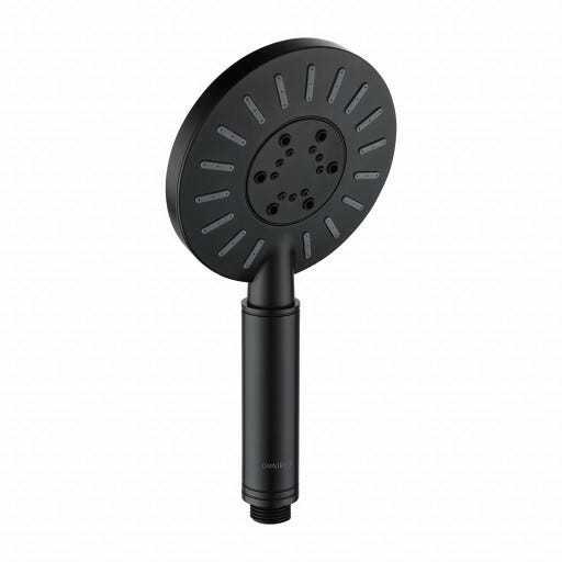 Columna de ducha negra termostática con accesorios Komercia
